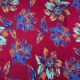 Infrared Flowers Printed Viscose Fabric - Multi Color VS0010