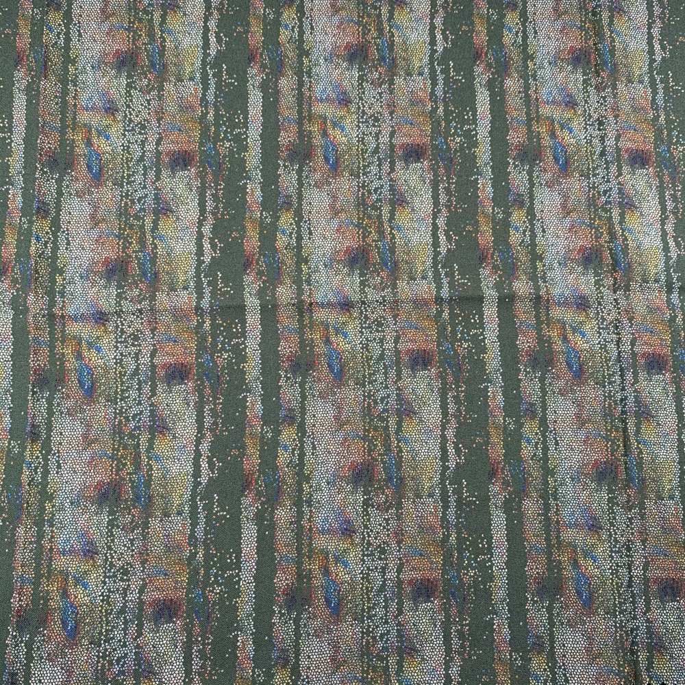 Oxide Pattern Viscose Fabric - Multi Color VS0012 Oxide Pattern Viscose Fabric - Multi Color VS0012