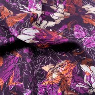 Autumn Pattern 30/1 Viscose Fabric - Multi Color VS0013