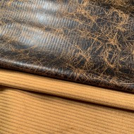 Corduroy Leather Crack Pattern Printing Foil FTK 0001