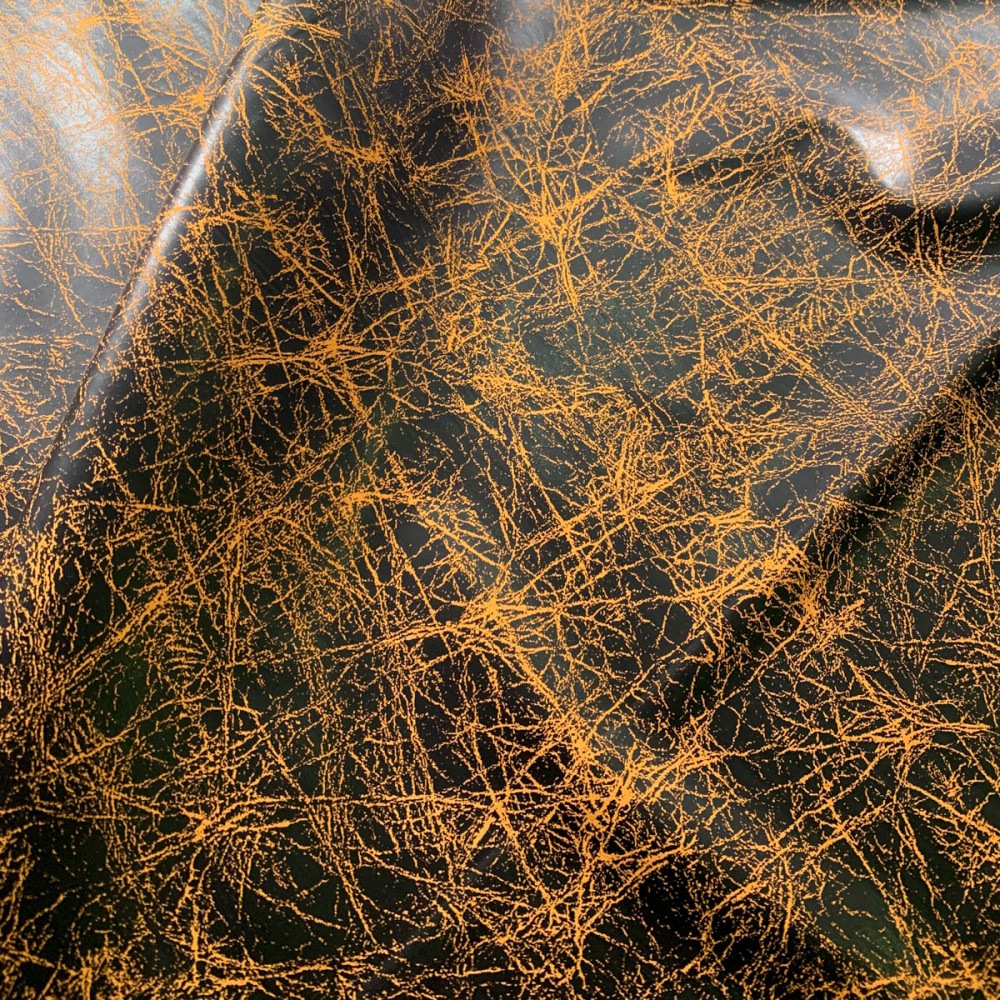 Corduroy Leather Crack Pattern Print Leaf Mustard FTK 0002 Corduroy Leather Crack Pattern Print Leaf Mustard FTK 0002