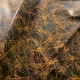 Corduroy Leather Crack Pattern Print Leaf Mustard FTK 0002 Corduroy Leather Crack Pattern Print Leaf Mustard FTK 0002