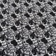 Black Flowers - Printed Fabric - Black / White DPS0002 Black Flowers - Printed Fabric - Black / White DPS0002