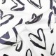 50/1 Poplin Fabric Heart Printed PPL0016