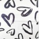 50/1 Poplin Fabric Heart Printed PPL0016
