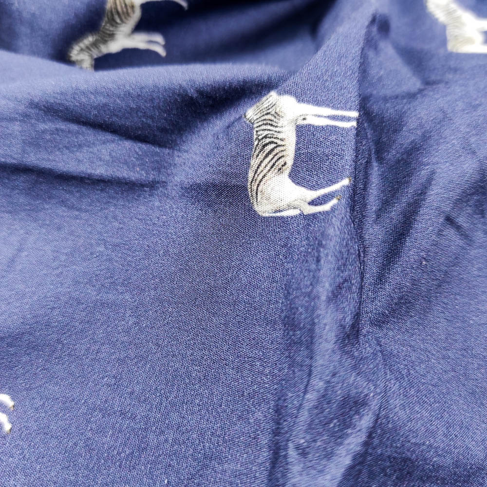 50/1 Poplin Fabric Zebra Printed PPL0002