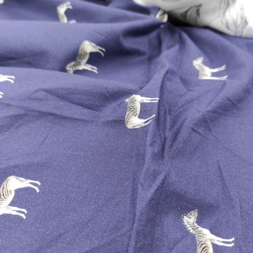 50/1 Poplin Fabric Zebra Printed PPL0002
