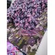 50/1 Poplin Fabric Pink White Flower Printed PPL0005