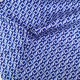 50/1 Poplin Fabric Blue Geometric Printed PPL0007