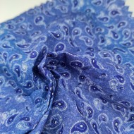 50/1 Poplin Fabric Blue Drop Printed PPL0008