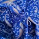 50/1 Poplin Fabric Blue Lynx Printed PPL0010