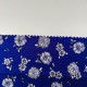50/1 Poplin Fabric White Flowers Printed PPL0011
