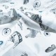 Digital Printed Animal and Seafood Patterned Fabric